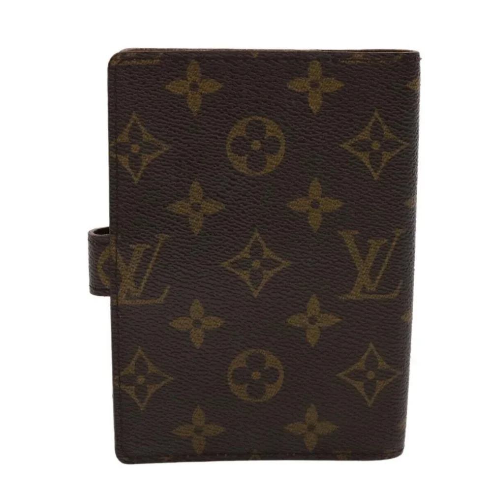LOUIS VUITTON Monogram Agenda PM Day Planner Cover LV Auth